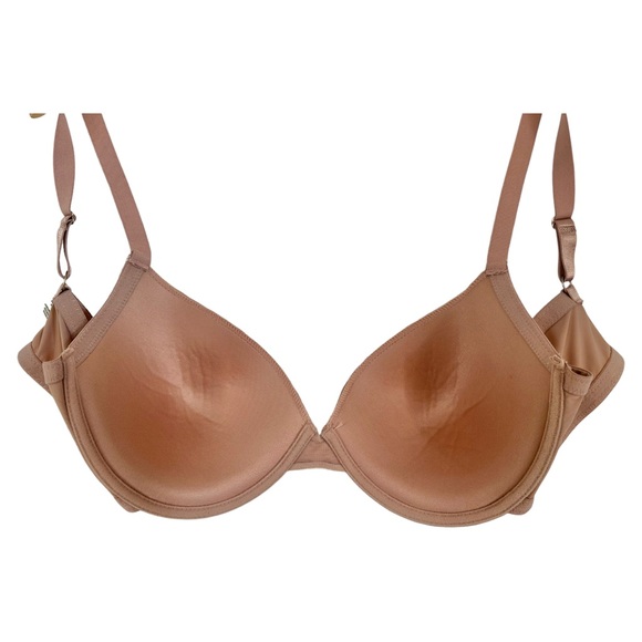 Jessica Simpson Padded T-Shirt Bra Underwire Beige Size 40D - Picture 9 of 13